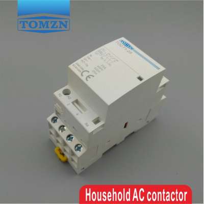 CT1 4P 25A 2NC 2NO 220V/230V 50/60HZ Din rail Household ac contactor