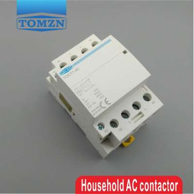 CT1 4P 40A 2NC 2NO 220V 400V~ 50/60HZ Din rail Household ac contactor