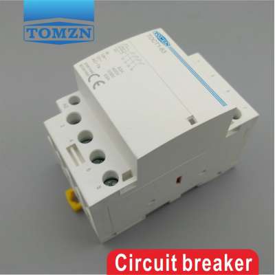 CT1 4P 63A 220V 400V~ 50/60HZ Din rail Household ac contactor 4NO